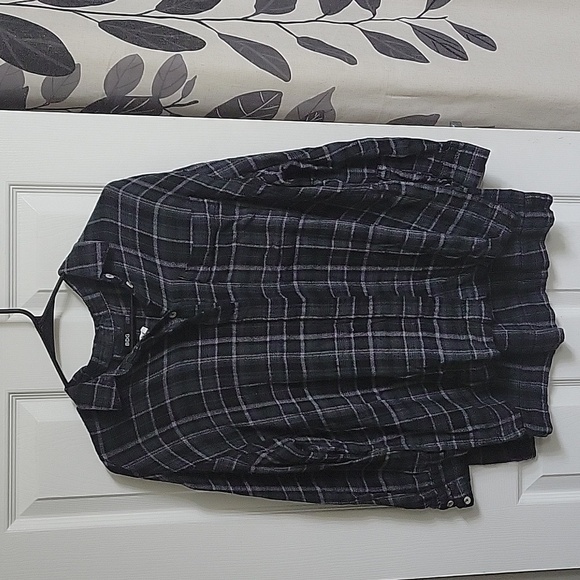 BDG Super Soft Oversized Flannel Button Down Shirt, size S - Picture 1 of 7